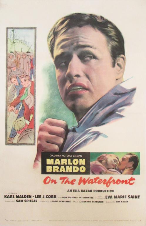 ON THE WATERFRONT ONE SHEET ON LINEN (1 of 1)
