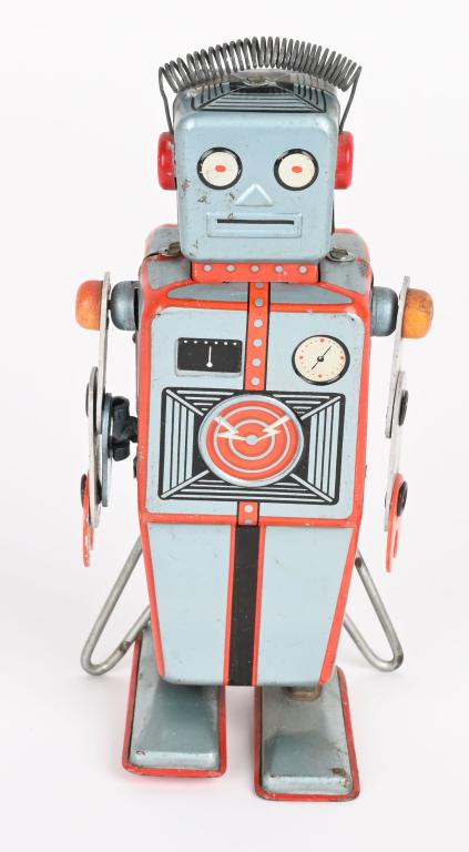 LINEMAR TIN WINDUP EASLE BACK ROBOT (1 of 4)