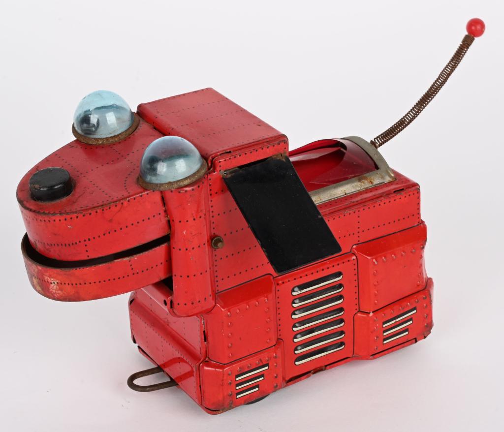 KO TIN WINDUP SPACE DOG ROBOT (1 of 4)
