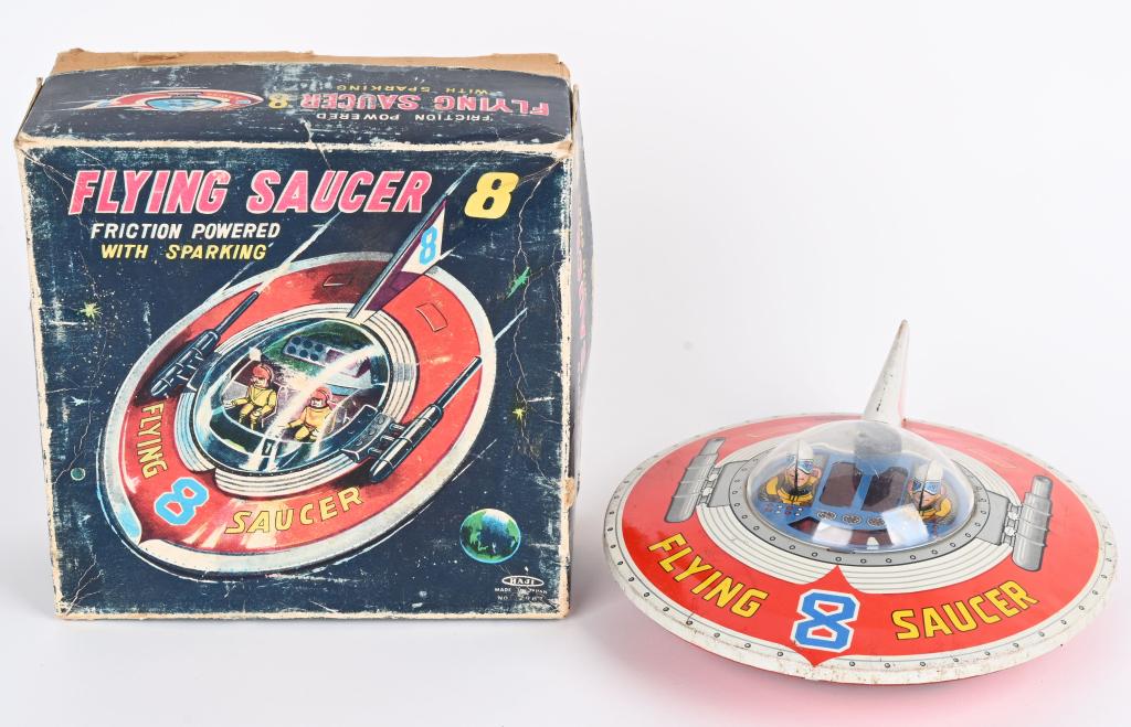 Masudaya Tin Friction Z 101 Flying Saucer Masudaya Tin Friction Z 101 Flying Saucer