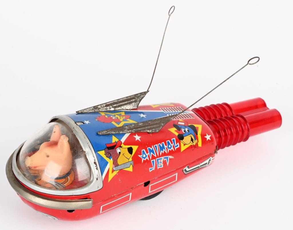 MARUBISHI TIN FRICTION ANIMAL JET "HANNA BARBERA" (1 of 5)