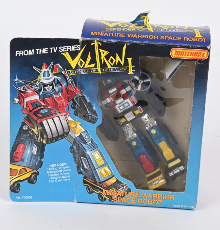 MATCHBOX DIECAST VOLTRON I w/ BOX: Matchbox diecast Voltron I. Never played with. Boxed missing insert. 7 1/2" Excellent