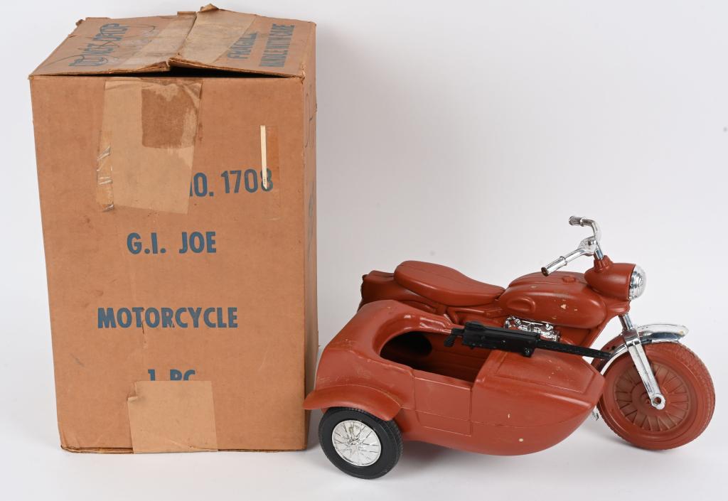 IRWIN GI JOE MOTORCYCLE w/ BOX (1 of 4)