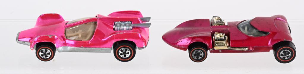 HOT WHEELS RED LINES TWINMILL & MANTIS "PINK": Original Hot Wheel Red Lines Twinmill and Mantis. Both pink in color. Great condition.