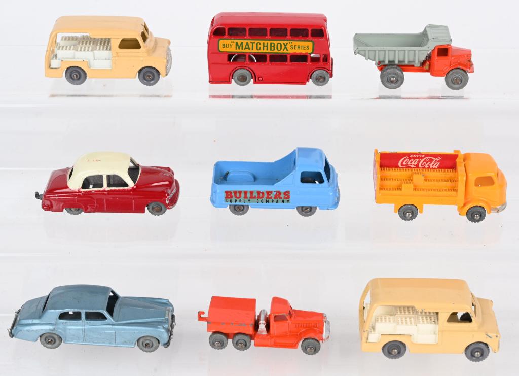 9- MATCHBOX GRAY WHEEL CARS Inc COCA COLA (1 of 2)