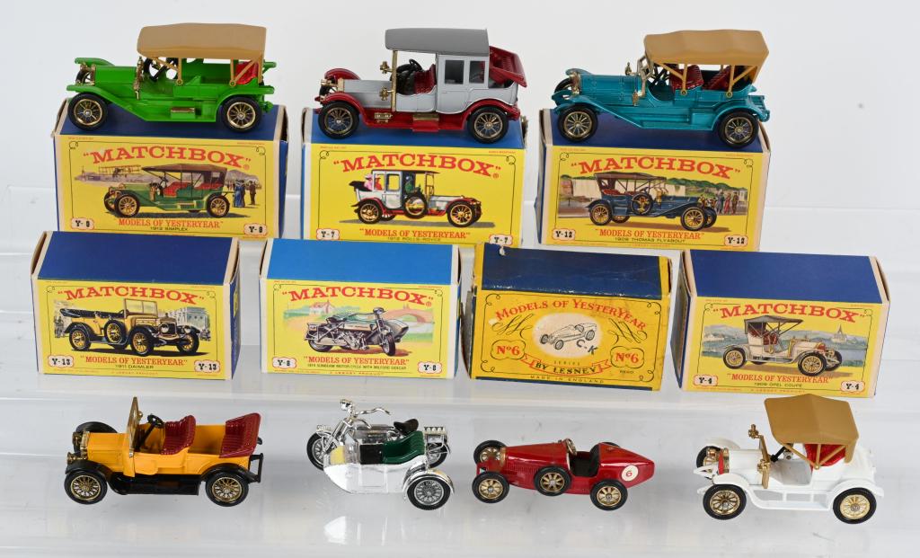 7- MATCHBOX MODELS OF YESTERYEAR CARS MIB (1 of 3)