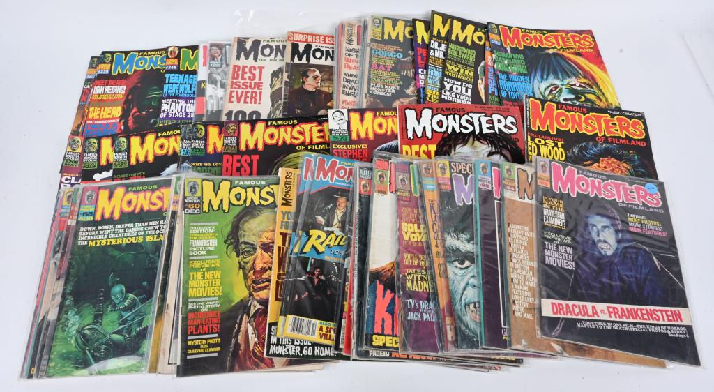 56- FAMOUS MONSTERS OF FILMLAMD MAGAZINES (1 of 4)