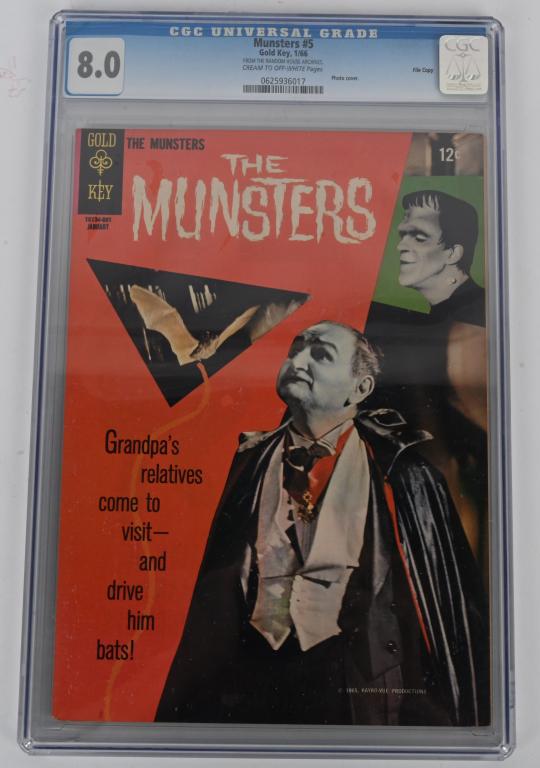 12c THE MUNSTERS #5 CGC 8.0 (1 of 3)