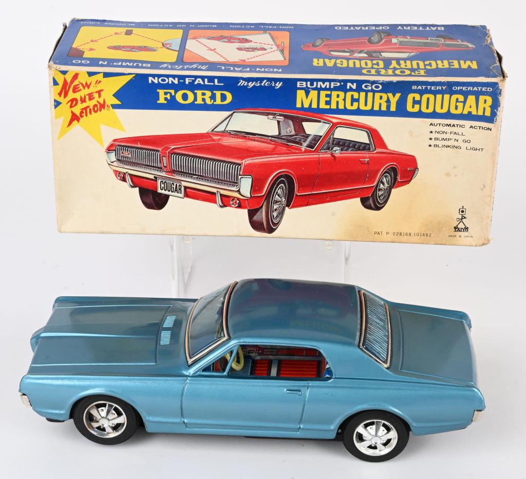 JAPAN BATTERY OP MERCURY COUGAR w/ BOX (1 of 7)