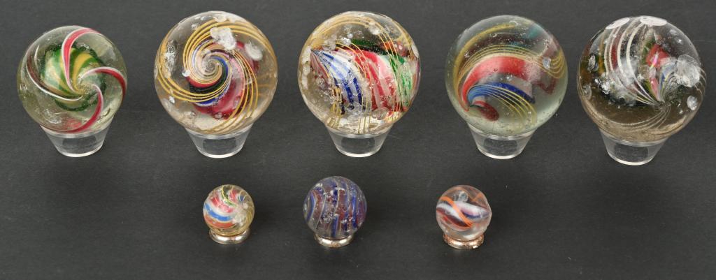LOT OF SWIRL MARBLES (1 of 4)