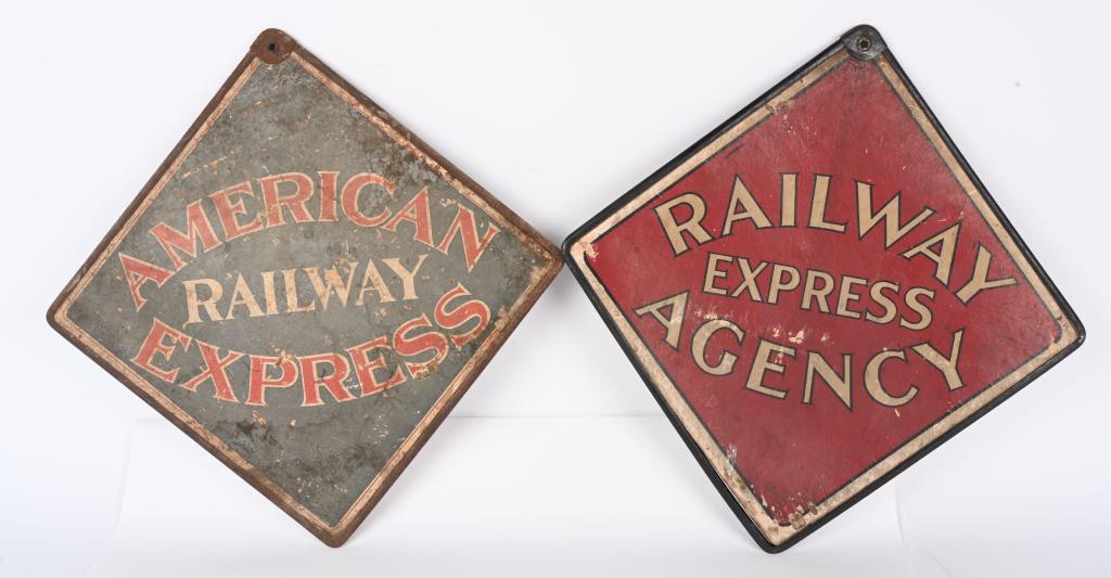 American & Railway Express Signs (1 of 3)