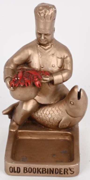 Old Bookbinder's Chalkware Statue (1 of 2)