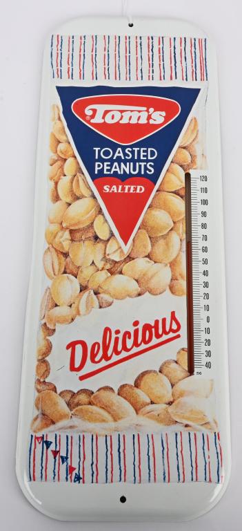 Tom's Toasted Peanuts Metal Thermometer (1 of 2)