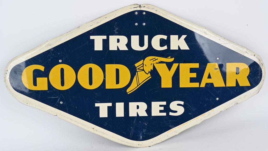 Goodyear Truck Tires Metal Sign (1 of 2)