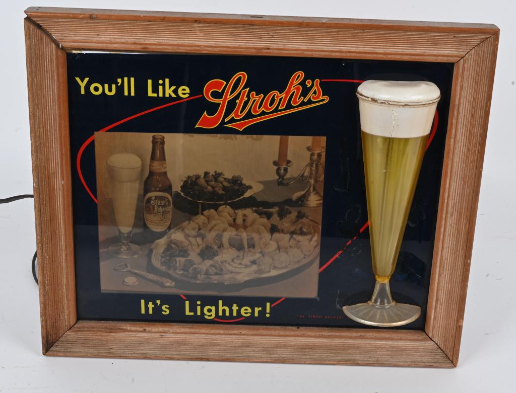 You'll Like Stroh's Lighted Sign (1 of 2)