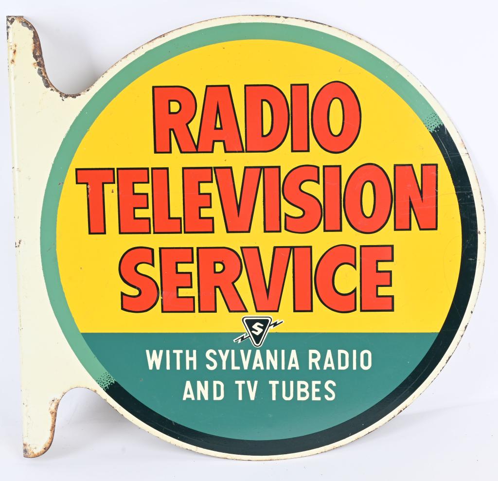 Sylvania Radio Television Service Metal Sign (1 of 3)