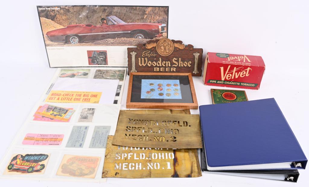 Large Box Lot of Tobacco Cans & Auto Prints (1 of 18)