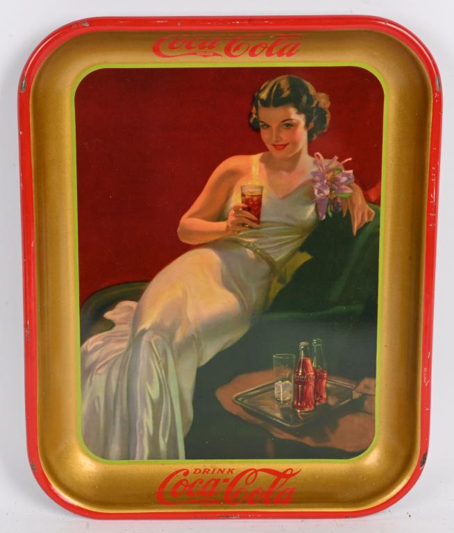 1936 COCA COLA SERVING TRAY (1 of 2)