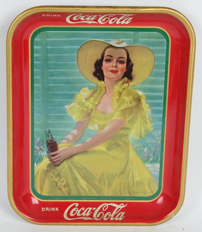1938 COCA COLA SERVING TRAY (1 of 2)