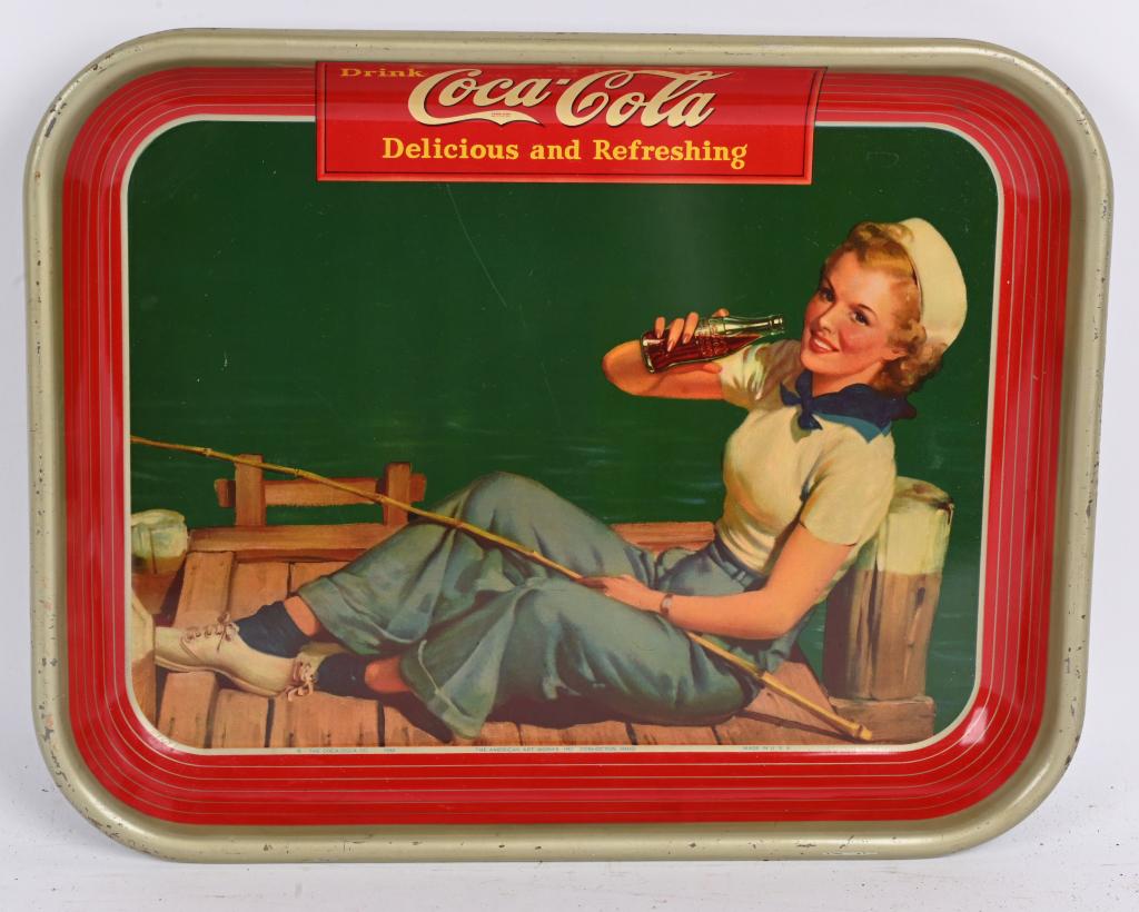 1940 COCA COLA SERVING TRAY (1 of 2)