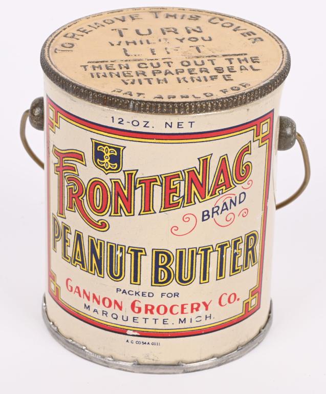 FRONTENGA BRAND PEANUT BUTTER TIN 12oz (1 of 3)