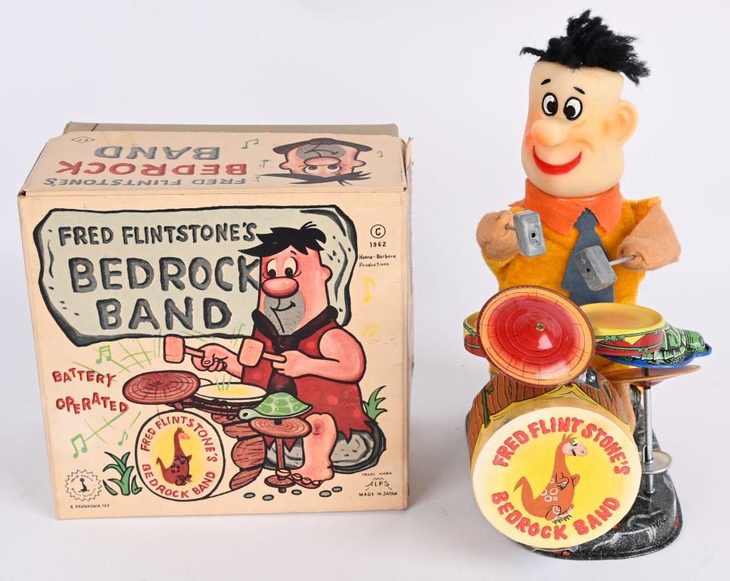 ALPS BATTERY OP FRED FLINTSTONE'S BAND w/ BOX (1 of 8)