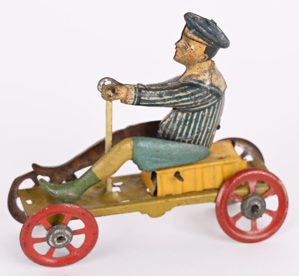 GERMAN PENNY TOY BOY ON IRISH MAIL (1 of 4)