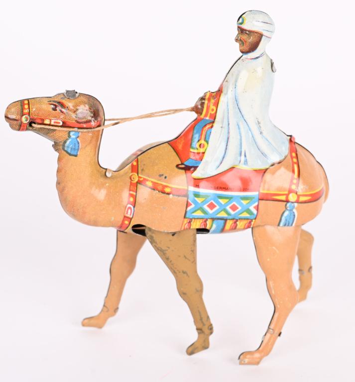 US ZONE GERMANY TIN WINDUP ARAB ON CAMEL (1 of 4)