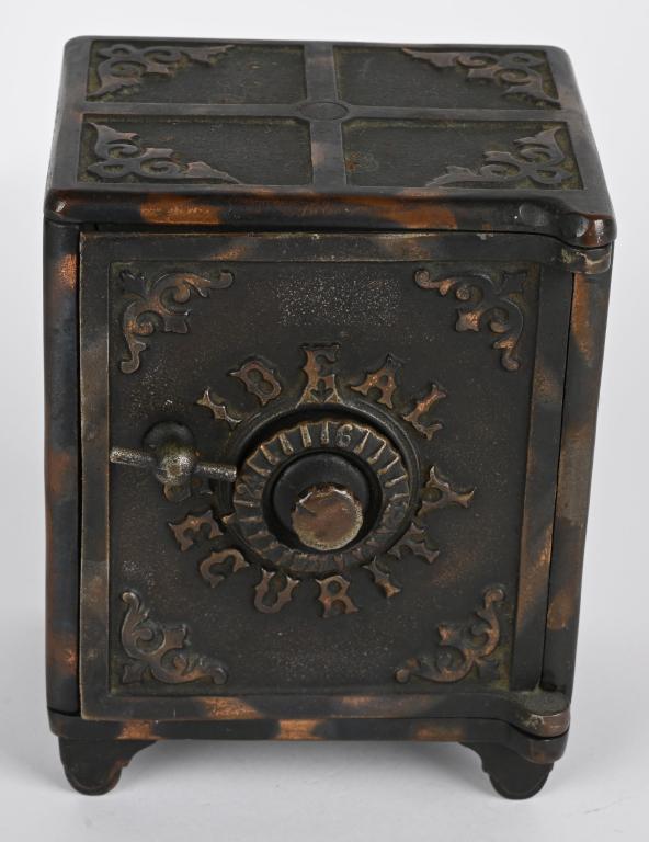 IDEAL CAST IRON SECURITY SAFE BANK (1 of 6)