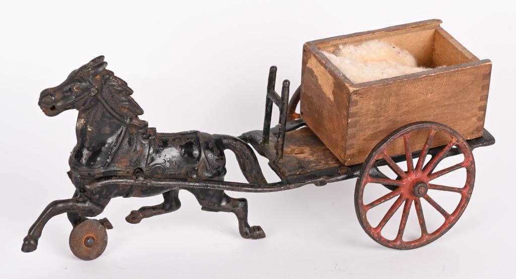 PRATT & LETCHWORTH HORSE DRAWN CART (1 of 4)
