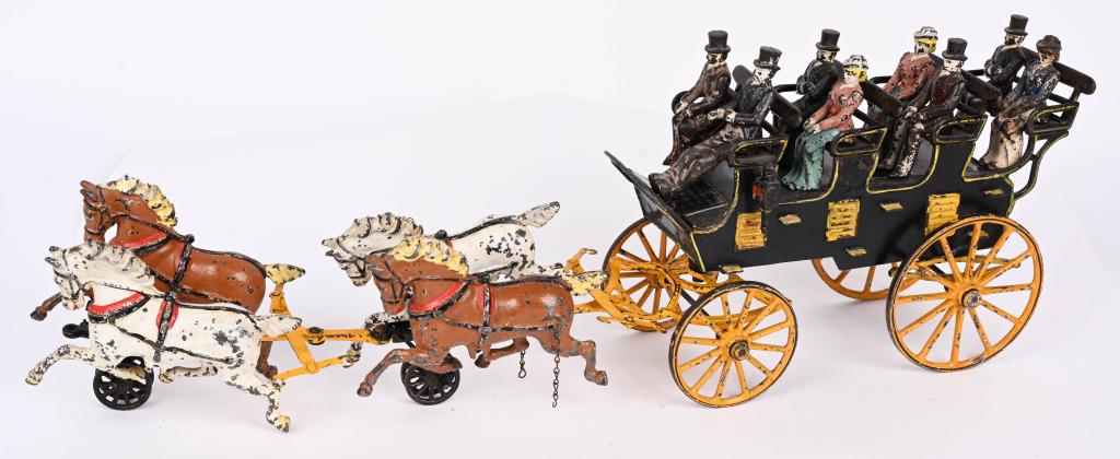 PRATT & LETCHWORTH HORSE DRAWN 4 SEAT BRAKE (1 of 10)