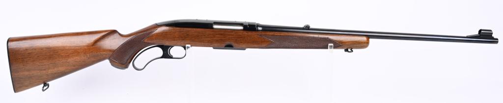 PRIME WINCHESTER MODEL 88 LEVER ACTION .308 WIN: SERIAL NUMBER 80327 BARREL 22" CALIBER .308 WIN, MANUFACTURED 1959. The Winchester model 88 was the new advent in Lever action rifles with a lever operated rotating bolt and a detachable 5 round magaz