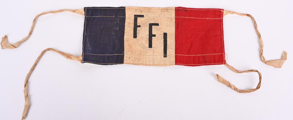 WWII FREE FRENCH RESISTANCE FFI ARMBAND NAMED WW2: FFI or French Forces of the Interior (French: Forces Françaises de l'Intérieur) refers to French resistance fighters in the later stages of World War II. Charles de Gaulle used it as a forma
