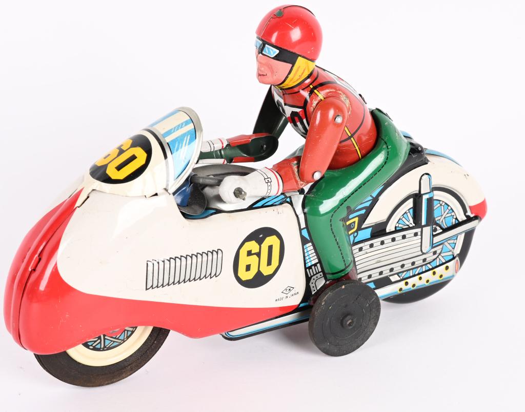 JAPAN TIN FRICTION #60 CAFE RACING MOTORCYCLE (1 of 4)