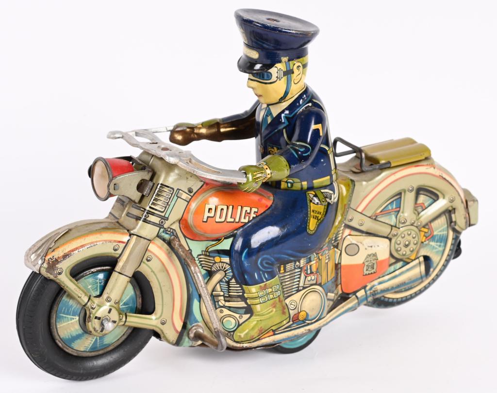 JAPAN TIN FRICTION HIGHWAY PATROL MOTORCYCLE (1 of 4)
