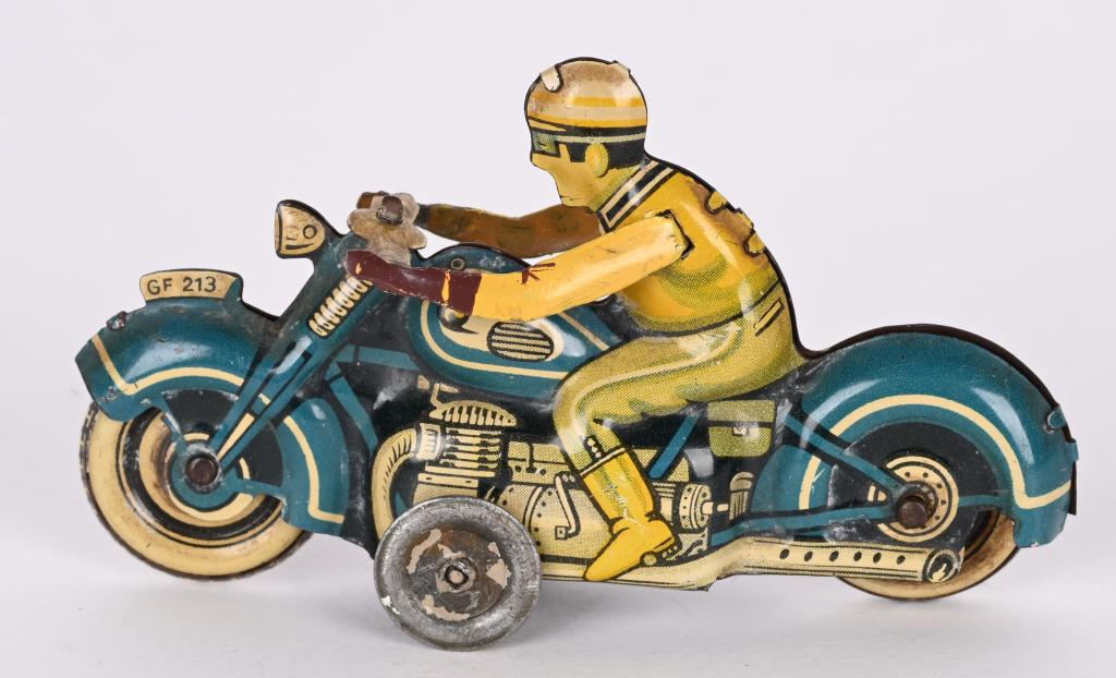 WESTERN GERMANY PENNY TOY MOTORCYCLE (1 of 2)