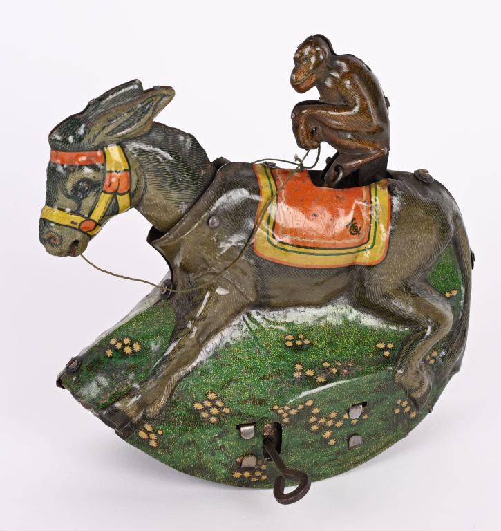 TIPP TIN WINDUP MONKEY RIDING DONKEY ROCKER (1 of 2)
