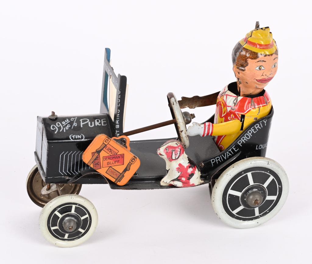 MARX TIN WINDUP FUNNY FLIVVER (1 of 4)