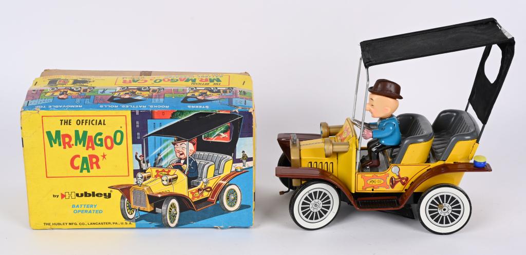 HUBELY BATTERY OP MR MAGOO CAR w/ BOX (1 of 8)