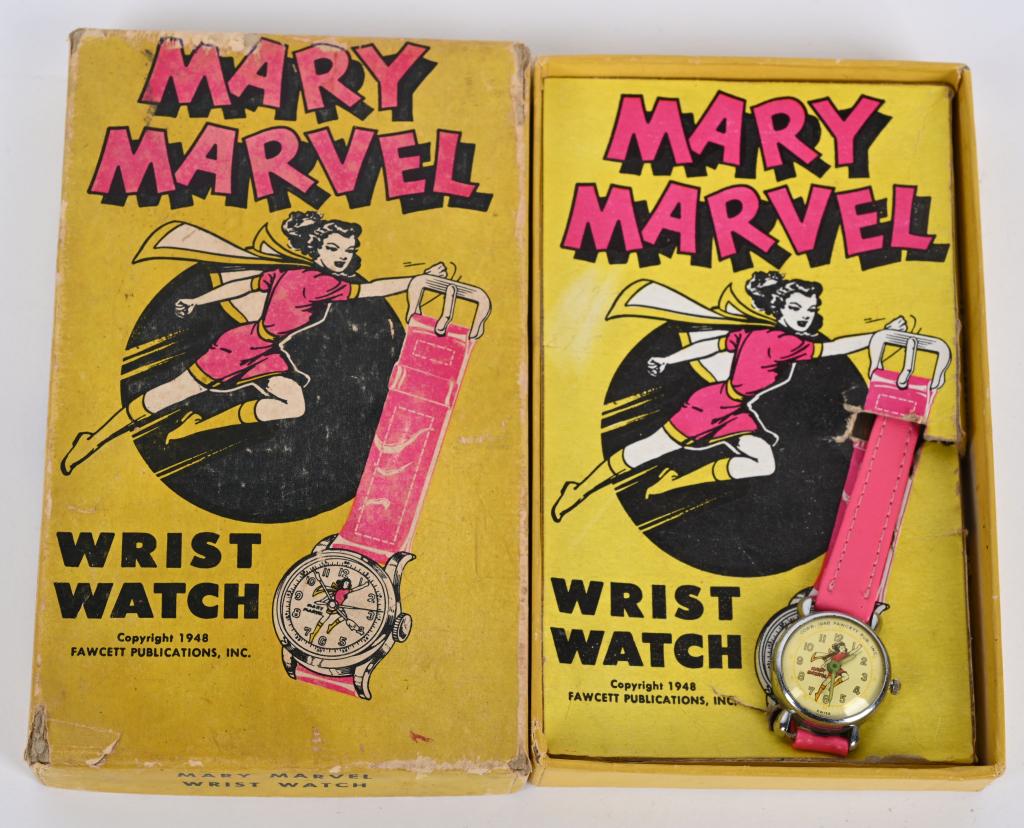 1948 MARY MARVEL WRIST WATCH MIB (1 of 2)