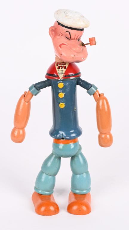 1935 IDEAL WOOD JOINTED POPEYE (1 of 3)