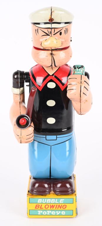 LINEMAR BATTERY OP POPEYE BUBBLE BLOWER (1 of 5)