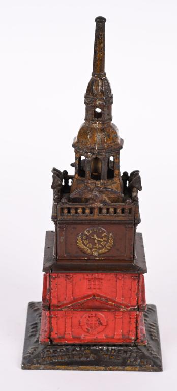 ENTERPRISE CAST IRON INDEPENDENCE HALL TOWER BANK (1 of 5)