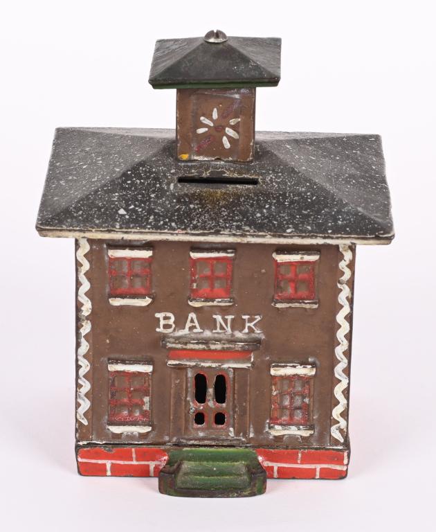 J&E STEVENS CAST IRON CUPOLA BANK (1 of 5)