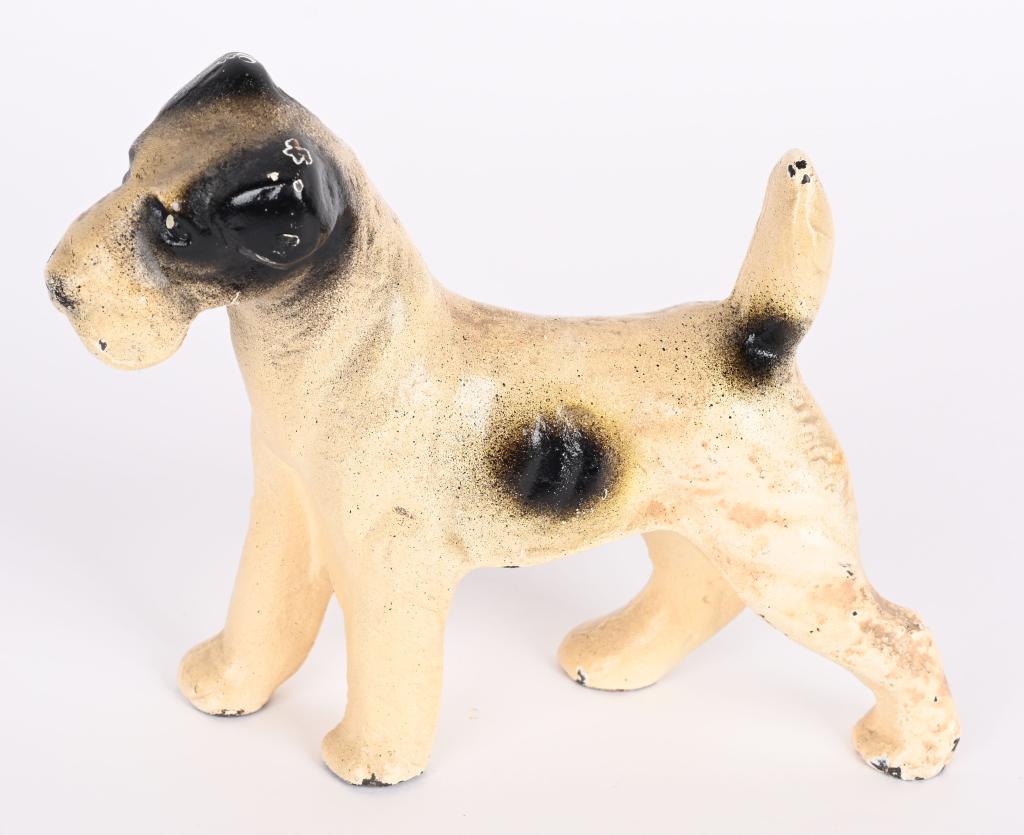 CAST IRON FOX TERRIER DOOR STOP (1 of 2)