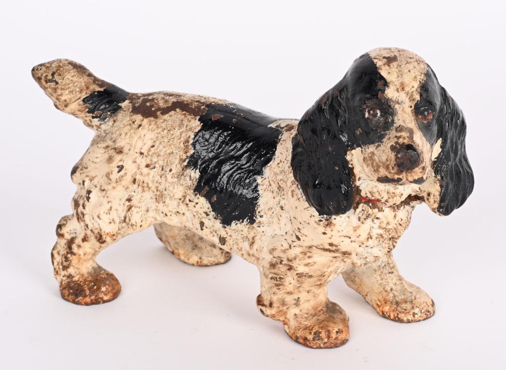 HUBLEY CAST IRON COCKER SPANIEL DOOR STOP (1 of 2)