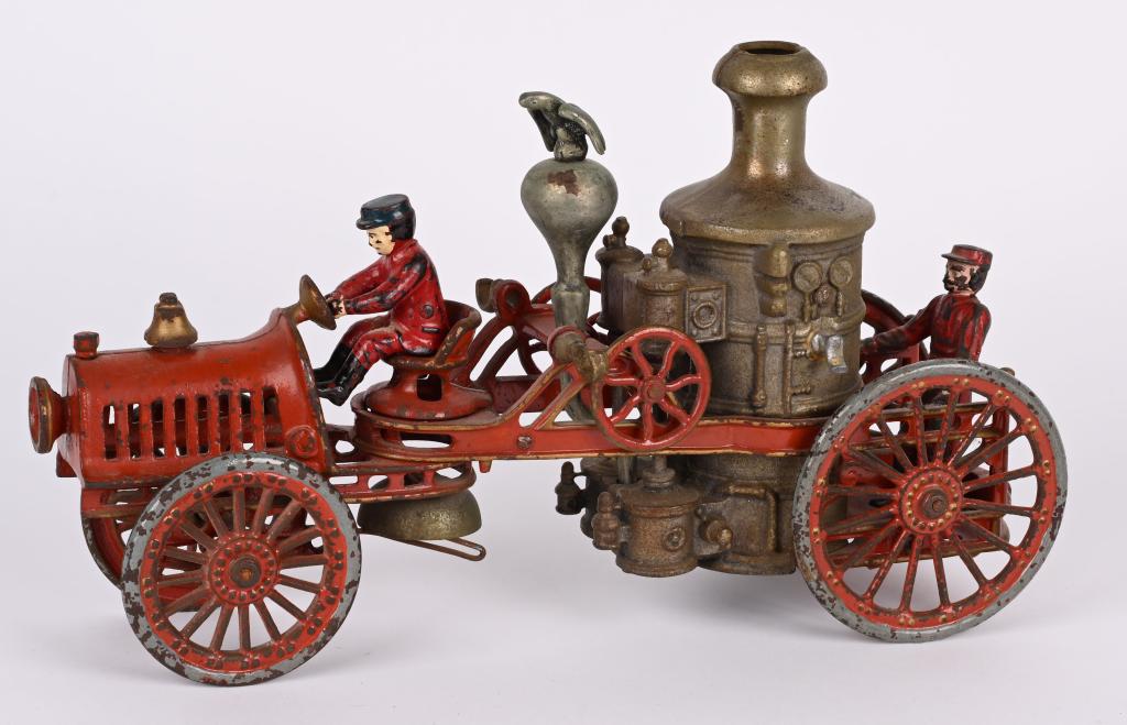 HUBLEY CAST IRON TRANISTIONAL FIRE PUMPER (1 of 5)