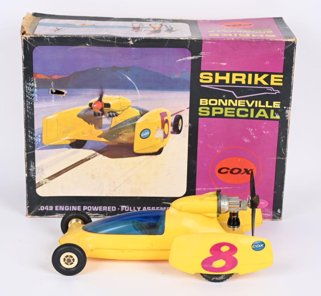 COX GAS POWERED SHRIKE BONNEVILLE SPECIAL w/ BOX (1 of 2)