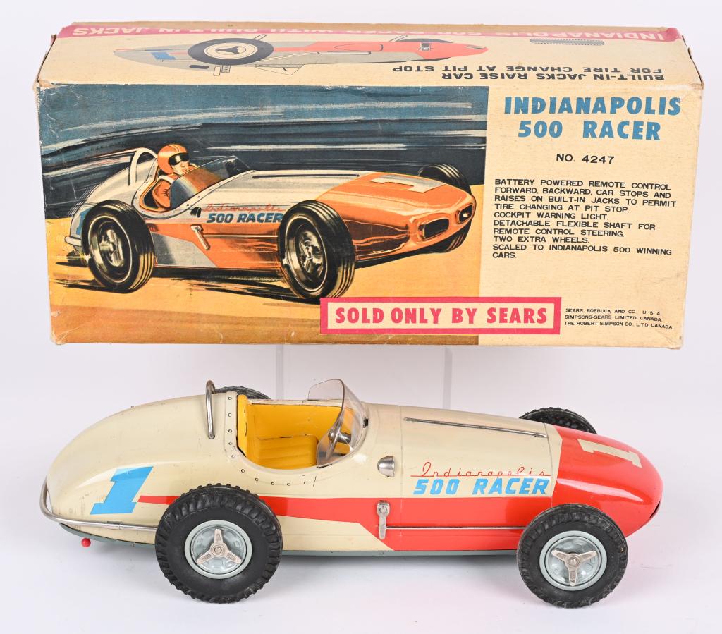 SEARS BATTERY OP INDIANAPOLIS 500 RACE w/ BOX (1 of 8)
