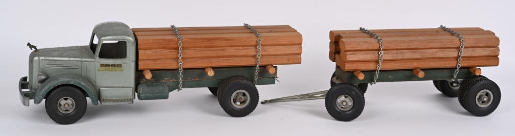 SMITH MILLER LUMBER TRUCK & TRAILER (1 of 4)